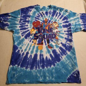 The Nike Tee Lebron James Tune Squad Tie Dye T Shirt -  Size Medium